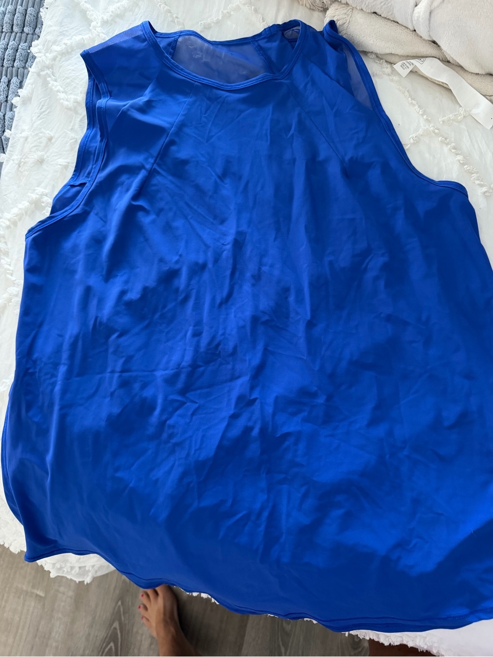 lululemon athletica Royal Blue Sleeveless Athletic Tank